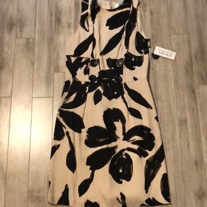 Black / Tan Flower Chetta B Dress